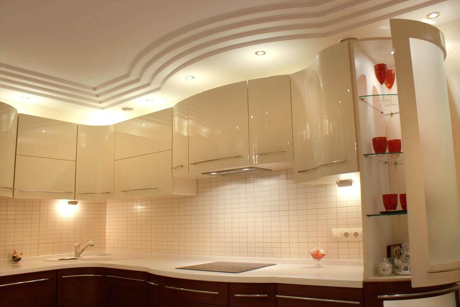 Подвесной Потолок Дизайны На Кухне
