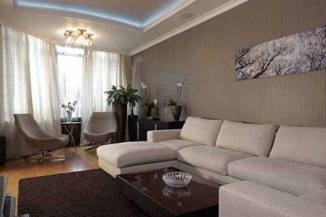 Мебель серая с белым и серая с черным в классических и современных интерьерах.
