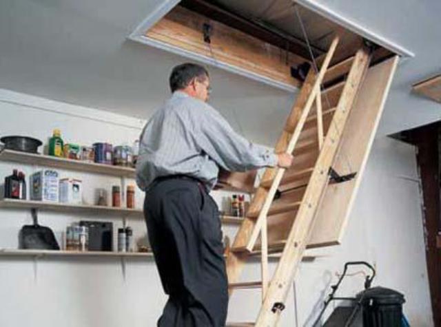 Как сделать люк на чердак с лестницей своими руками