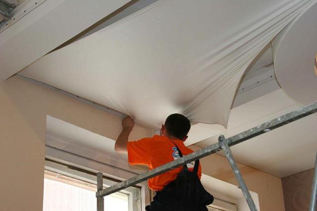 Как установить светильники на натяжные потолки | статьи компании Технос