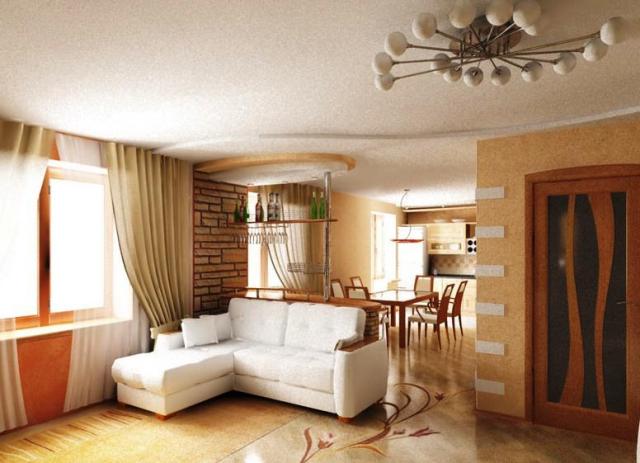 Дизайн комнаты с низким потолком - 58 фото