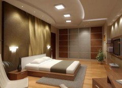 Потолок в спальне — варианты дизайна