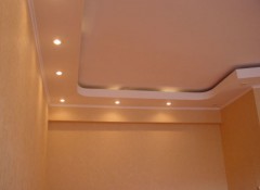 Особенности и варианты применения двойных потолков из гипсокартона с подсветкой