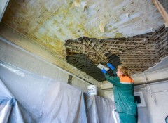Особенности и ремонт глиняного потолка