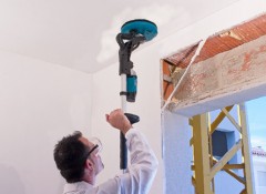 Технология шлифовки потолка после шпатлевки