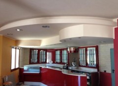 Оригинальный потолок на кухне — важные моменты и выбор материала