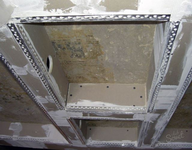 Двухуровневый потолок из гипсокартона своими руками: пошаговая инструкция