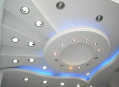Как сделать на потолке узоры из гипсокартона