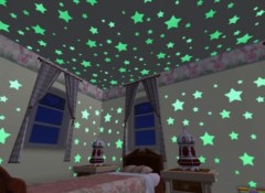 Светящиеся в темноте звезды на натяжном потолке — варианты создания