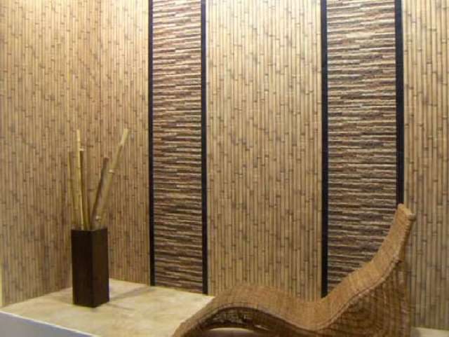 Как клеить бамбуковые обои на стену