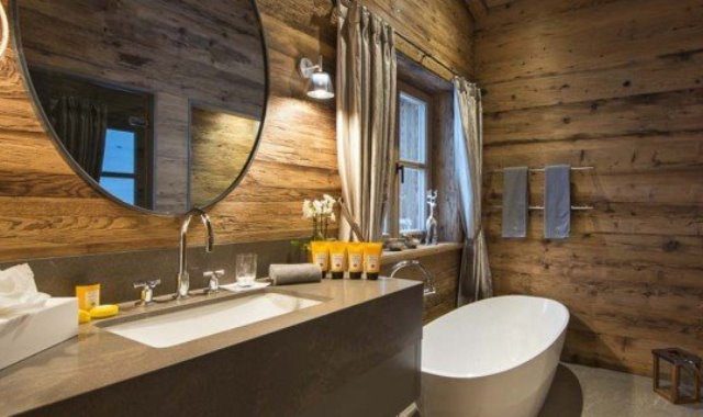 Нюансы отделки ванной комнаты в доме из бруса