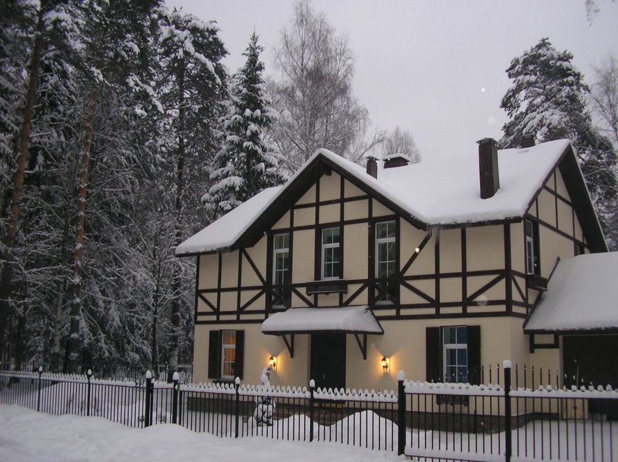 Дом в немецком стиле фасадов (70 фото)
