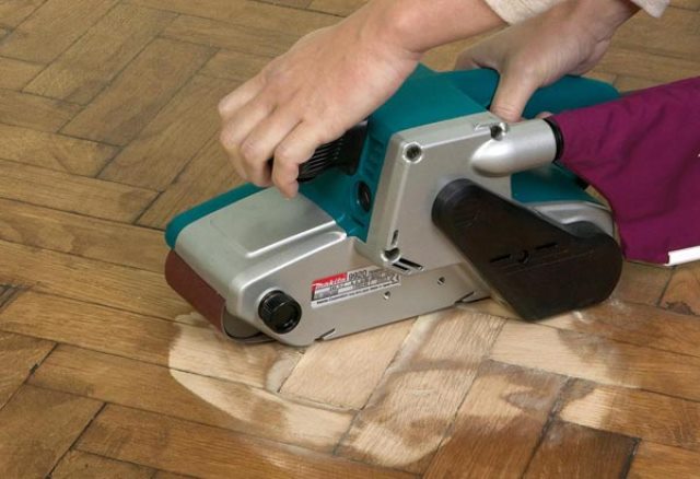 Шлифовка деревянных полов из досок - как выполняется?