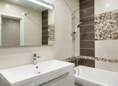 Ремонт в ванной: варианты отделки потолка, стен и пола