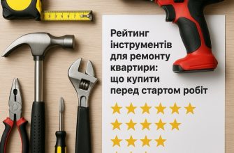 Рейтинг інструментів для ремонту квартири: що купити перед стартом робіт (категорії + поради вибору)